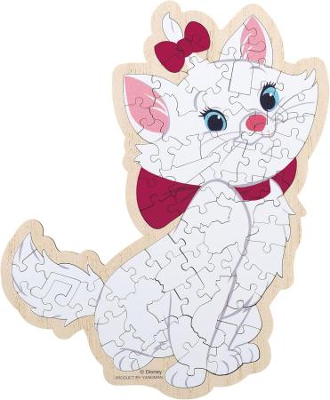 Disney Marie 70-Piece Jigsaw Puzzle, Woody Puzzle, Rigmy (19.9x23.8cm), 37-04, Includes Piece Request Postcard, Instruction Manual, and Wooden Easel