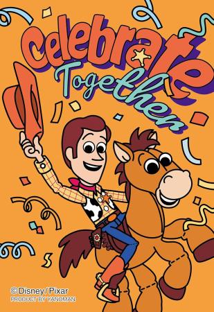 Yanoman (Made in Japan) 70-piece jigsaw puzzle Copan Toy Story/Woody & Bullseye (5.9x8.6cm) 70-37 Disney Portable jigsaw puzzle with sleeve (1 piece) and piece request form