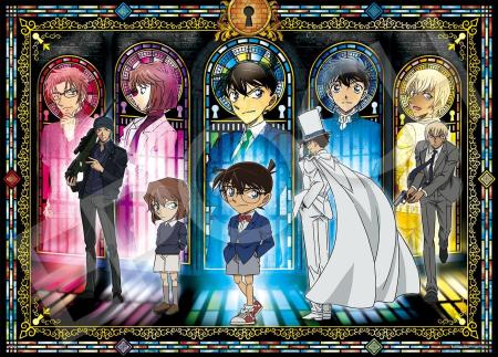 EPOCH 500-piece jigsaw puzzle Detective Conan: Temporary and Real (38 x 53 cm) 07-468s with glue, spatula, and score ticket