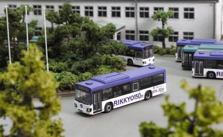 TOMYTEC The Bus Collection Bus Collection Rikkyo Gakuin School Bus Diorama Supplies 337324
