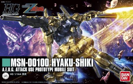 HGUC 200 Mobile Suit Z Gundam Hyakushiki 1/144 Scale Color Coded Plastic Model