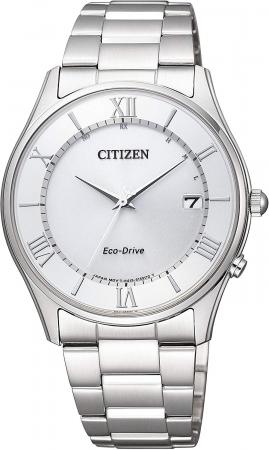 CITIZEN Collection Simple Adjust Eco-Drive radio clock thin AS1060-54A Men's