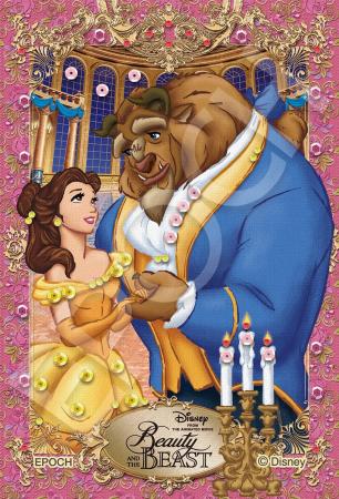 70 Piece Jigsaw Puzzle Disney Book Theme / Belle and Beast [Puzzle Decoration Mini]
