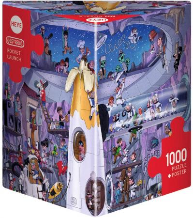HEYE Puzzle   29790  Uli Oesterle  :  Rocket Launch  (1000 Pieces)