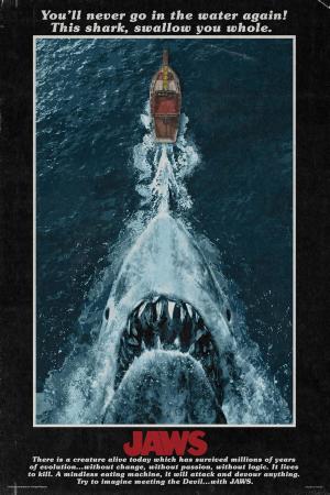 Yanoman (Yanoman) (Made in Japan) 1000-Piece Jigsaw Puzzle JAWS (50x75cm) 10-1504 Includes Piece Request Postcard, Self-Adhesive Spatula, Service Card, and Jigsaw Puzzle Instructions