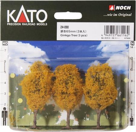 KATO N gauge ginkgo 65mm 3 pieces 24-090 diorama supplies