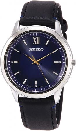 SEIKO SELECTION SEIKO SELECTION SOLAR Eternal Blue Limited Swarovski Dial Sapphire Glass SBPL027 Men's Black