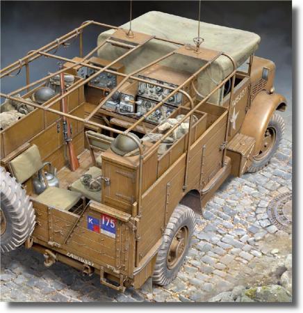 Gecko Model 1/35 British Bedford MWR FFW Radio Command Vehicle Plastic Model GEC35GM0061