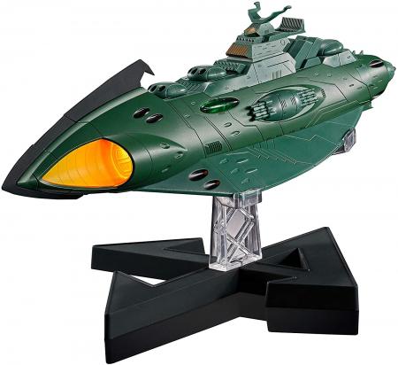 Soul of Chogokin GX-89 Space Battleship Yamato 2202 Gamirasu Aircraft Armored Ship Total Length Approximately 240mm Diecast & ABS Painted Movable Figure