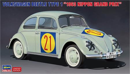 Hasegawa 1/24 Volkswagen Beetle 1963 Japan Grand Prix Plastic Model 20623