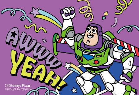 Yanoman (Made in Japan) 70-piece jigsaw puzzle Copan Toy Story/Buzz Lightyear (5.9x8.6cm) 70-38 Disney Portable jigsaw puzzle with sleeve (1 piece) and piece request form
