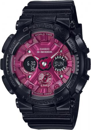 CASIO G-SHOCK Black and Red GMA-S120RB-1AJF