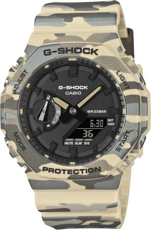 CASIO G-Shock Watch (Official Japanese Product) GA-2100CM-5AJF Men's Beige