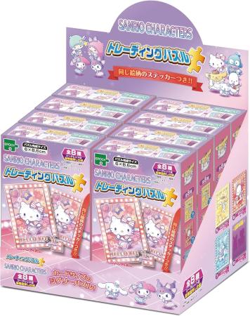 EPOCH (Trading card size jigsaw puzzle) 58-203 Trading puzzle Sanrio Characters 24/35/63 pieces (6 x 8.6 cm) Box of 8 pieces Sample sticker included Transparent seal included