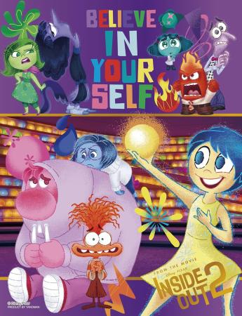 Yanoman (Made in Japan) 300 Piece Petit Petit Light Jigsaw Puzzle Disney Colorful Gold/Inside Out 2 (16.5x21.5cm) 42-121 Pieces with request postcard, glue and spatula