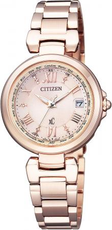 CITIZEN xC Eco-drive radio clock Happy Flight Series EC1032-54X Ladies