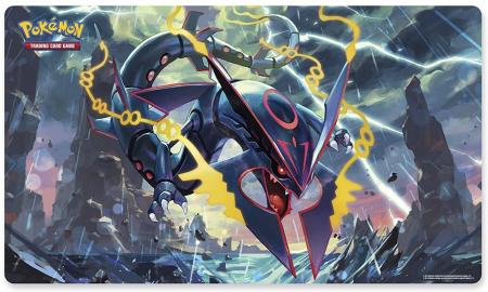 Overseas Pokemon Different Colors Mega Rayquaza Rubber Playmat Pokemon Card Parallel Imports