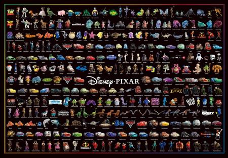 1000Pieces Puzzle Disney/Pixar character flock (51x73.5cm)