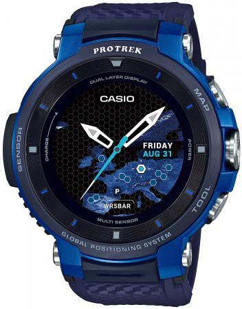 CASIO Watch Smart Outdoor Watch Pro Trek Smart GPS equipped WSD-F30-BU Men's Black