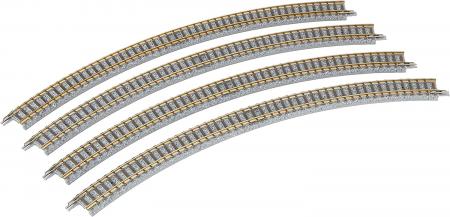 TOMIX N gauge curve rail C317-45 F set of 4 1852 model railroad supplies