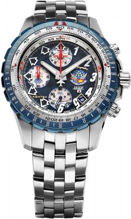 KENTEX Aviator Watch S793M-01 Men's Silver
