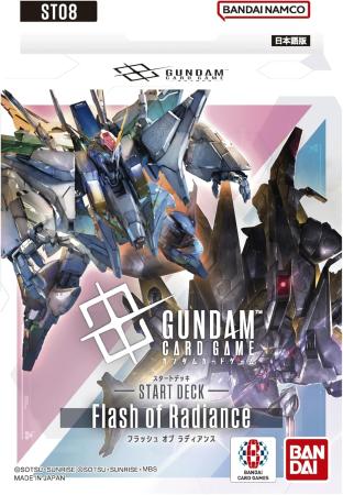 BANDAI Gundam Card Game Starter Deck Flash of Radiance (ST08)