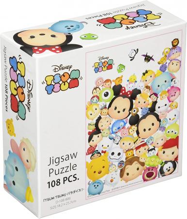 108 Piece Tenyo Jigsaw Puzzle Disney TSUM TSUM Paradise (18.2x25.7cm)