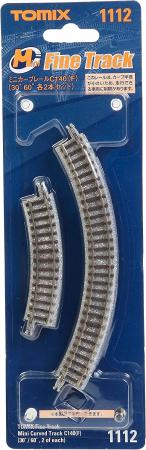 TOMIX N gauge mini curve rail C140 F 30 ° 60 ° each 2 1112 model railroad supplies
