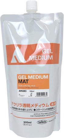 Holbein Acrylic Medium Gel Medium Mat Stand Pack AM483 900ml 014483