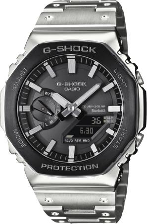 CASIO G-Shock Watch Full Metal Black Bezel GM-B2100BT-1AJF Men's Silver
