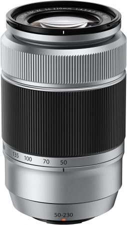 FUJIFILM XC Lens FUJINON Telephoto Zoom Lens XC50-230mm F4.5-F6.7 OIS Silver F XC50-230MMF
