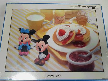 Disney Characters Mickey & Minnie Portrait "Sweet Time" 750Pieces (43.5 x 61cm) Puzzle D-780-850