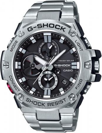 CASIO G-SHOCK G-STEEL Smartphone Link GST-B100D-1AJF Men's Silver