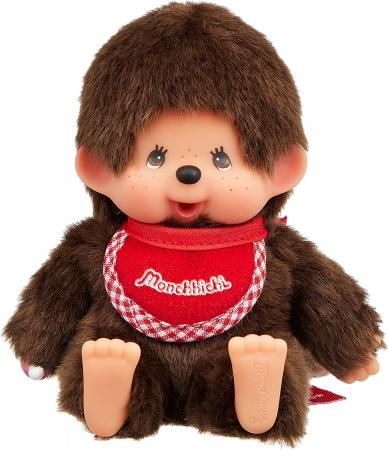 Sekiguchi Monchhichi Premium Standard SS Brown Boy Sitting Plush Toy 226771