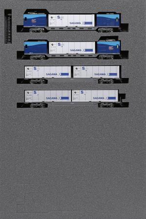 KATO N Gauge M250 Series Super Rail Cargo U50A Container Loading Add-on Set A (4-Car) Model Train 10-1722