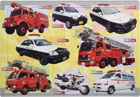 [Apollo picture puzzle] Shutsudo! Kinkyu Ji Dosha 30 Piece Children's Puzzle 25-111