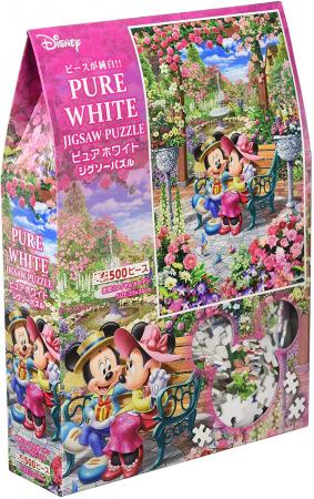 500 Piece Jigsaw Puzzle Disney Koi Blooming Royal Garden Gyutto Series (25x36cm)