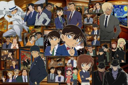 Yanoman (Made in Japan) 1000 Piece Jigsaw Puzzle Nazotoki Jigsaw Puzzle Detective Conan Mystery Museum (50x75cm) 10-1493 Comes with glue, spatula, piece request postcard, service card, puzzle instruction manual, and Nazotoki problem sheet