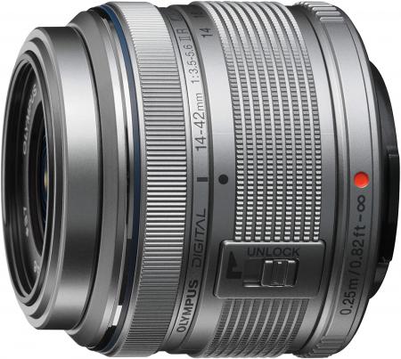 OLYMPUS Standard Zoom Lens M.ZUIKO DIGITAL 14-42mm F3.5-5.6 II R Silver