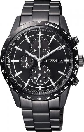 CITIZEN Collection Eco-Drive Metal Face Made in Japan All Black Model CA0455-53E Black