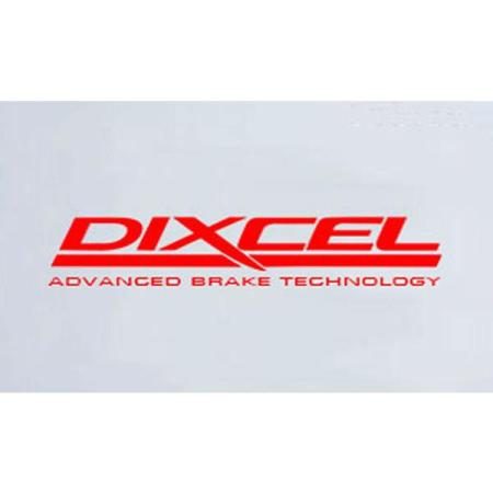 DIXCEL Decal Sticker, Red, W200x38
