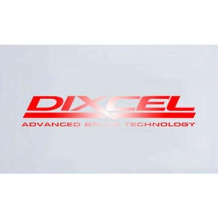DIXCEL Decal Sticker, Red Metal, W200x38