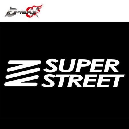 D-MAX Super Street Sticker White