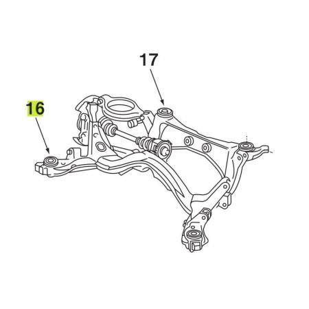 NISMO Rear Suspension Mount Bush (Front) (Repair Part) 55400-RS590 for 180SX RS13 (1 Piece)