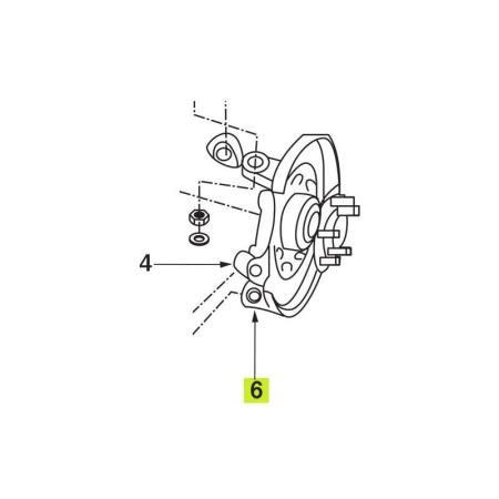 NISMO Reinforced Rear Front Lower Link Bush, Axle Side, 1 Piece for Skyline Coupe CPV35