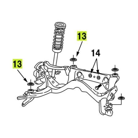 Nismo Reinforced Rear Suspension Mount Bush (1 piece) for Skyline GT-R BCNR33