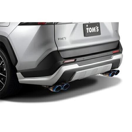 TOM'S Rear Bumper Garnish (for vehicles equipped with TOM'S barrels) - Painted [Metallic] for RAV4 AXAH54 MXAA54 (from April 2019 onwards)