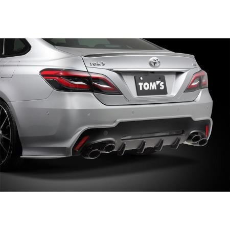 TOM'S Rear Under Diffuser in White Pearl Crystal Shine [062] for Toyota Crown ARS220, AZSH20, and GWS224