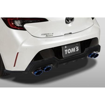 TOM'S Rear Bumper Diffuser, Black [202] for Corolla Sport MZEA12H/ZWE219H (R4.10~)