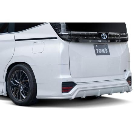 TOM'S Rear Under Diffuser, Flat Black, for Voxy MZRA90W, MZRA95W, ZWR90W, and ZWR95W (R2.1 and later models)